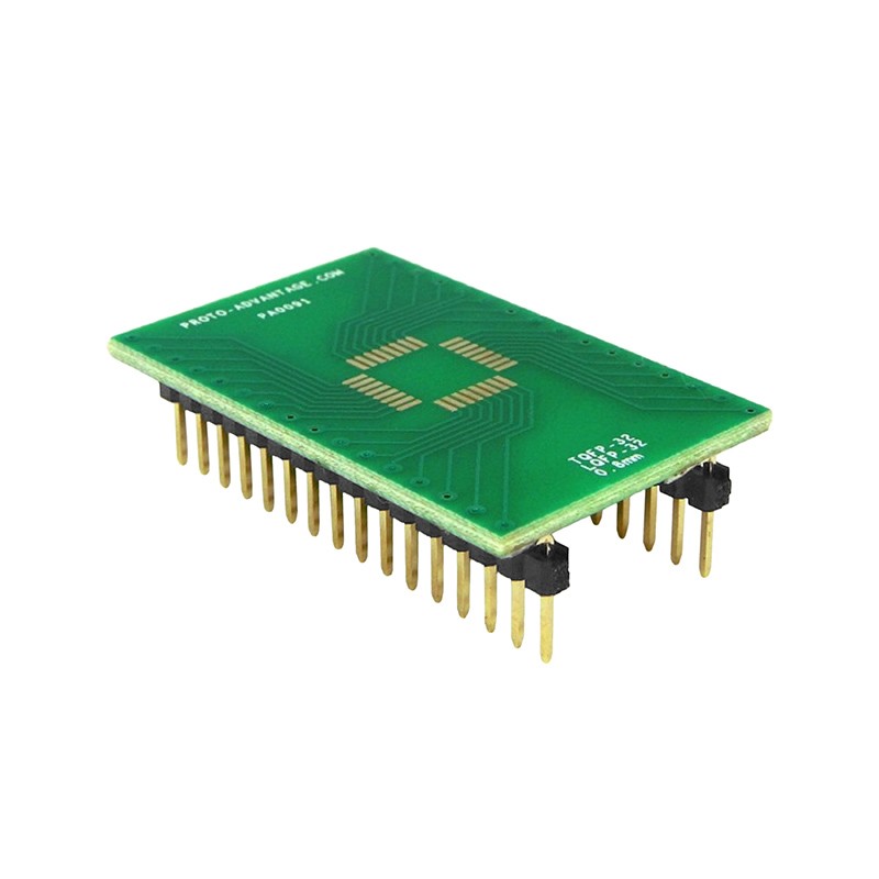 1 pcs : PA0091 - TQFP-32/LQFP-32 TO DIP-32 SMT