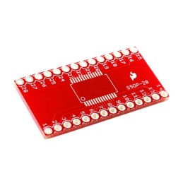 1 pcs : BOB-00500 - SSOP TO DIP ADAPTER - 28-PIN
