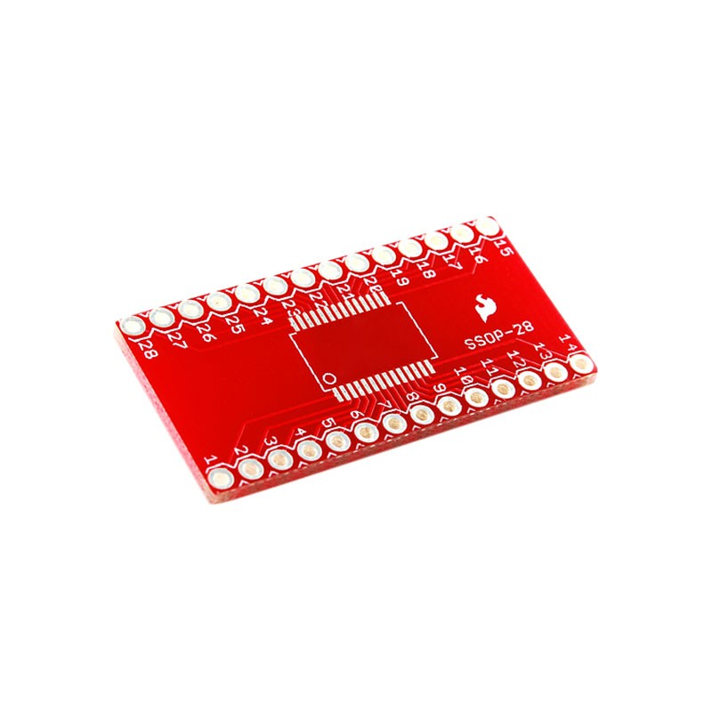 1 pcs : BOB-00500 - SSOP TO DIP ADAPTER - 28-PIN