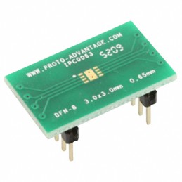 1 pcs : IPC0063 - DFN-8 TO DIP-12 SMT ADAPTER