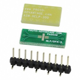 1 pcs : PA0049 - MLP/DFN-6 TO DIP-6 SMT ADAPTER