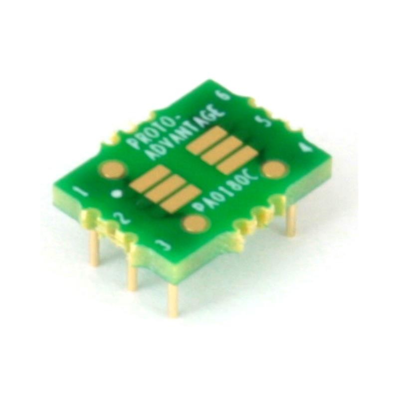 1 pcs : PA0180C - SUPERSOT-6 TO DIP-6 SMT ADAPTER