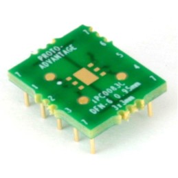 1 pcs : IPC0083C - DFN-6 TO DIP-10 SMT ADAPTER (0.9