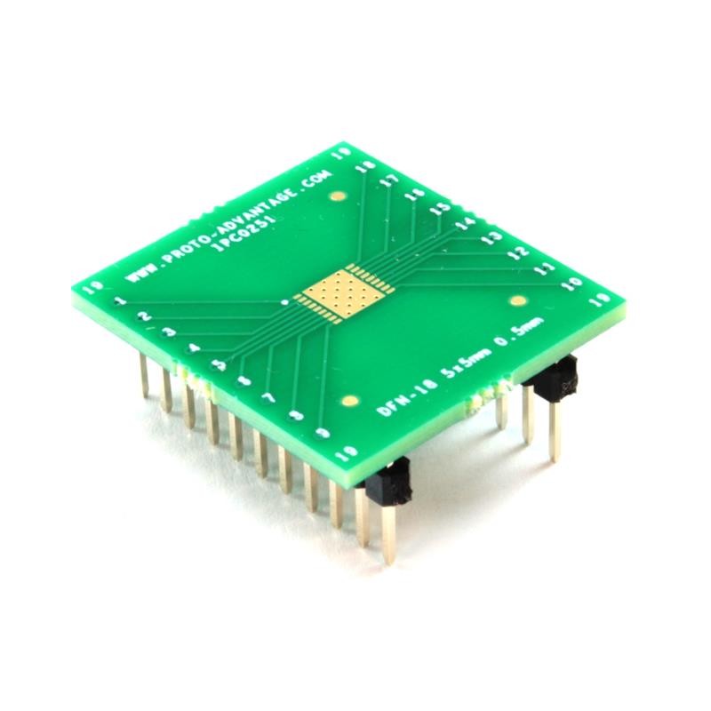 1 pcs : IPC0251 - DFN-18 TO DIP-22 SMT ADAPTER (0.