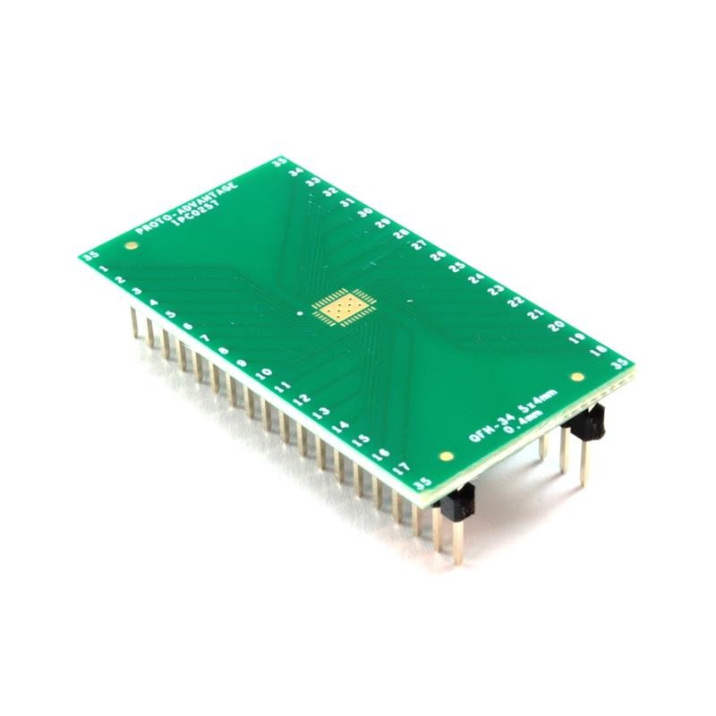 1 pcs : IPC0257 - QFN-34 TO DIP-38 SMT ADAPTER (0.