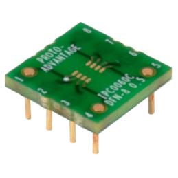 1 pcs : IPC0060C - DFN-8 TO DIP-8 SMT ADAPTER (0.5