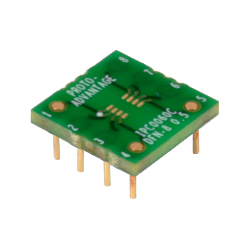 1 pcs : IPC0060C - DFN-8 TO DIP-8 SMT ADAPTER (0.5