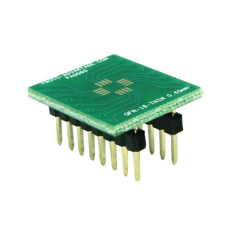 1 pcs : PA0060 - QFN-16-THIN TO DIP-16 SMT ADAPTE