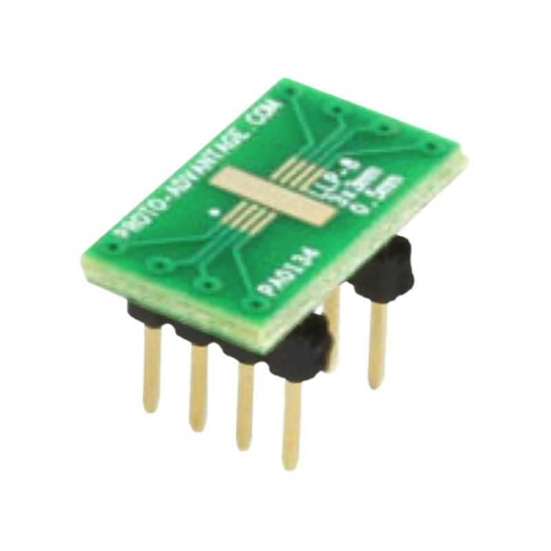 1 pcs : PA0134 - LLP-8 TO DIP-8 SMT ADAPTER