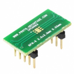 1 pcs : IPC0083 - DFN-6 TO DIP-10 SMT ADAPTER