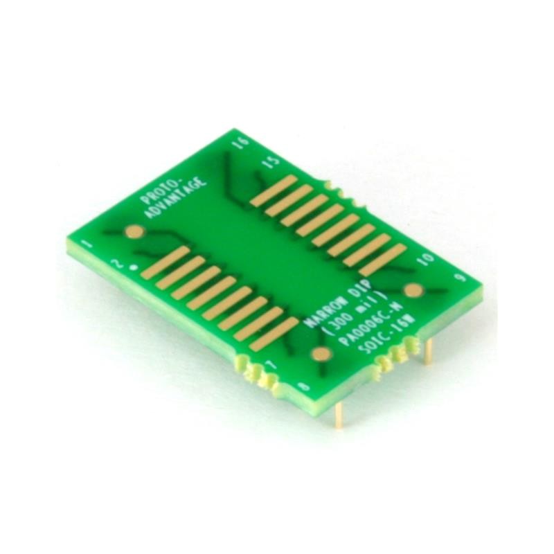 1 pcs : PA0006C-N - SOIC-16 TO DIP-16 SMT ADAPTER (1