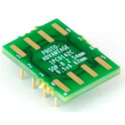 1 pcs : IPC0142C - SOP-8 TO DIP-8 SMT ADAPTER (2.54