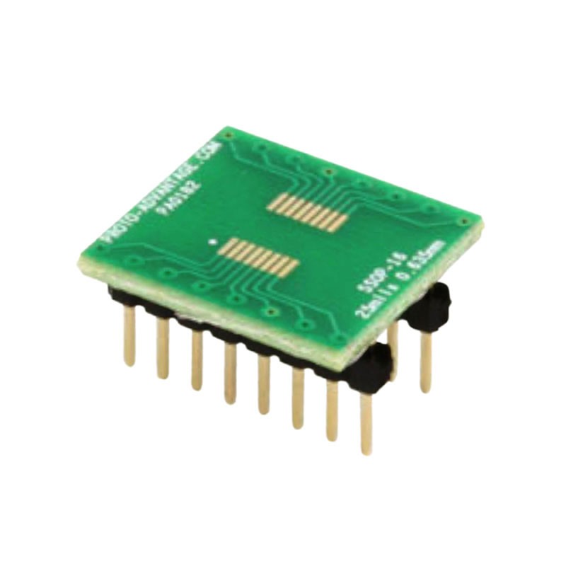 1 pcs : PA0182 - SSOP-16 TO DIP-16 SMT ADAPTER