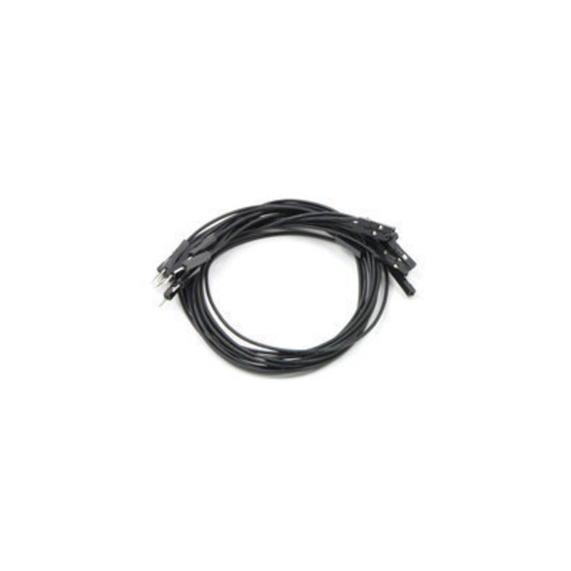 1 pcs : 1750 - JMPR WIRE 10-PACK M-F 12' BLACK