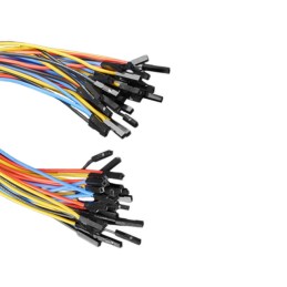 1 pcs : 4447 - SILICONE F-F JUMPER WIRES 200MM