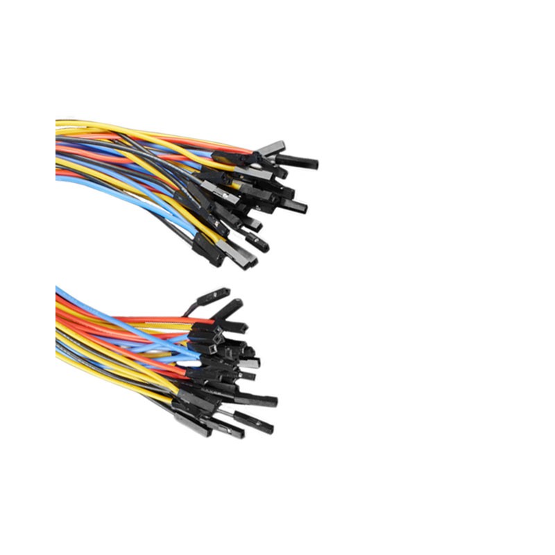 1 pcs : 4447 - SILICONE F-F JUMPER WIRES 200MM