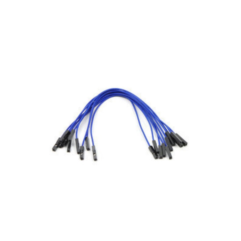 1 pcs : 1716 - JMPR WIRE 10-PACK F-F 6' BLUE