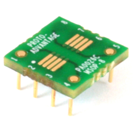 1 pcs : PA0026C - UMAX-8/USOP-8/MSOP-8 TO DIP-8 SM