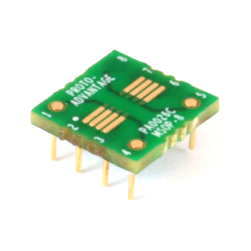 1 pcs : PA0026C - UMAX-8/USOP-8/MSOP-8 TO DIP-8 SM