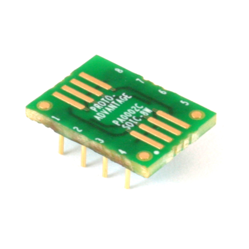 1 pcs : PA0002C - SOIC-8 TO DIP-8 SMT ADAPTER (1.2