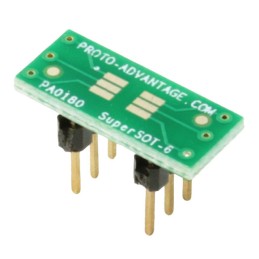 1 pcs : PA0180 - SUPERSOT-6/TSOT-6 TO DIP-6 SMT