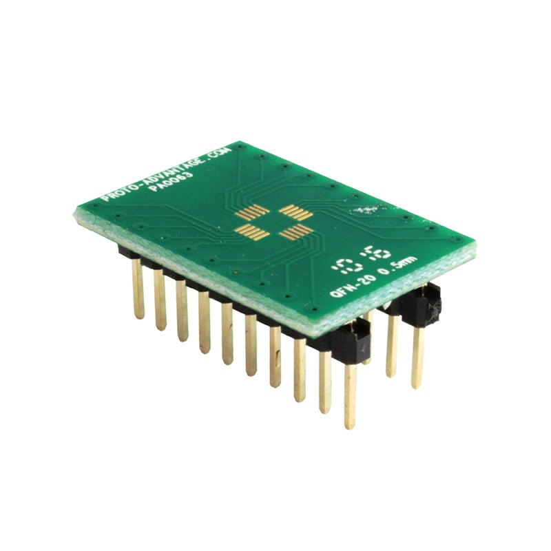 1 pcs : PA0063 - QFN-20 TO DIP-20 SMT ADAPTER
