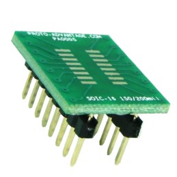 1 pcs : PA0005 - SOIC-16 TO DIP-16 SMT ADAPTER