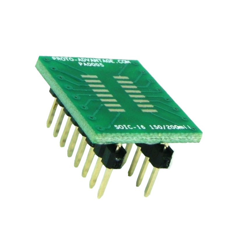 1 pcs : PA0005 - SOIC-16 TO DIP-16 SMT ADAPTER