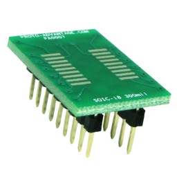 1 pcs : PA0007 - SOIC-18 TO DIP-18 SMT ADAPTER