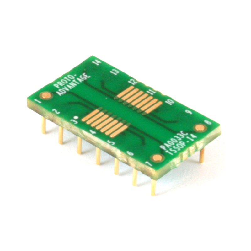 1 pcs : PA0033C - TSSOP-14 TO DIP-14 SMT ADAPTER (