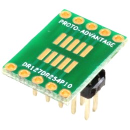 1 pcs : DR127DR254P10 - DUAL ROW 1.27MM PITCH 10-PIN TO