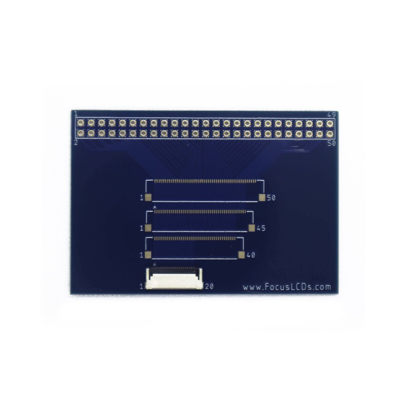 1 pcs : KBB5020A - 20-PIN FPC BREAKOUT BOARD