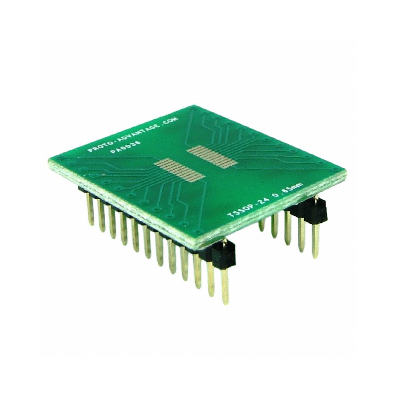 1 pcs : PA0036 - TSSOP-24 TO DIP-24 SMT ADAPTER