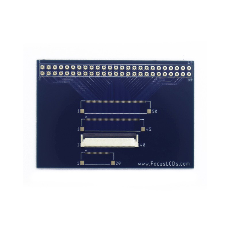 1 pcs : KBB5040A - 40-PIN FPC BREAKOUT BOARD