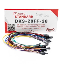 1 pcs : DKS-20FF-20 - 20-PACK MULTI-COLOR JUMPER WIRES