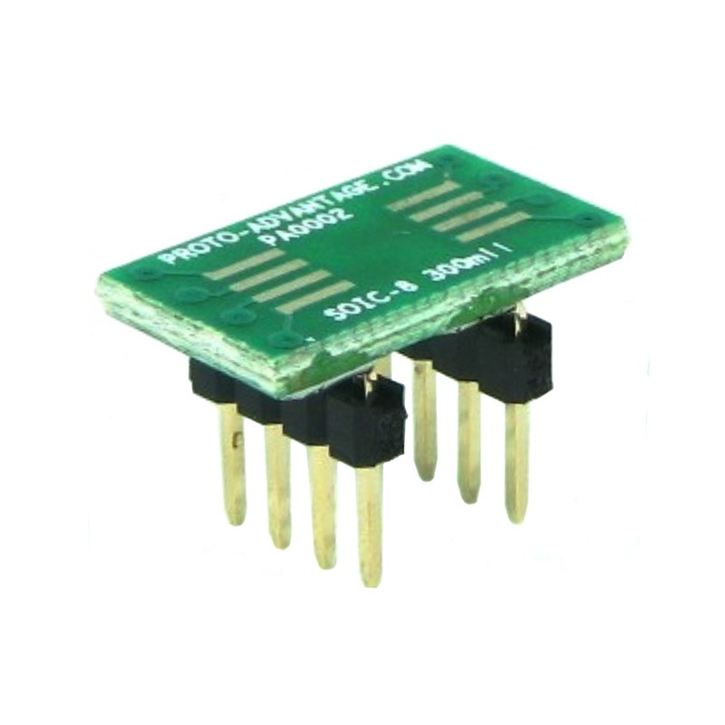1 pcs : PA0002 - SOIC-8 TO DIP-8 SMT ADAPTER