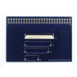 1 pcs : KBB5050A - 50-PIN FPC BREAKOUT BOARD
