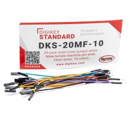 1 pcs : DKS-20MF-10 - 20-PACK MULTI-COLOR JUMPER WIRES