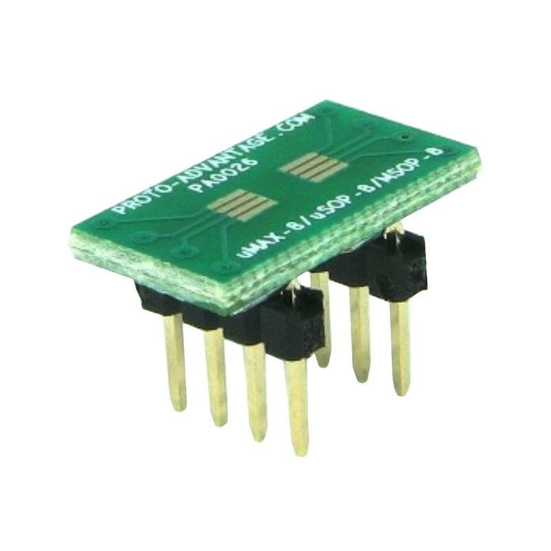 1 pcs : PA0026 - UMAX-8/USOP-8/MSOP-8 TO DIP-8