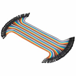 1 pcs : 266 - JUMPER WIRE F/F 40-ZIPPABLE 1PC