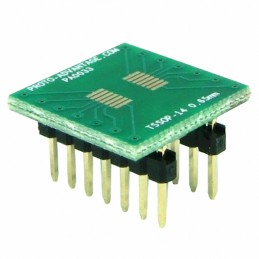 1 pcs : PA0033 - TSSOP-14 TO DIP-14 SMT ADAPTER