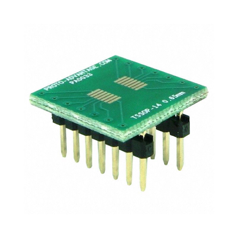 1 pcs : PA0033 - TSSOP-14 TO DIP-14 SMT ADAPTER