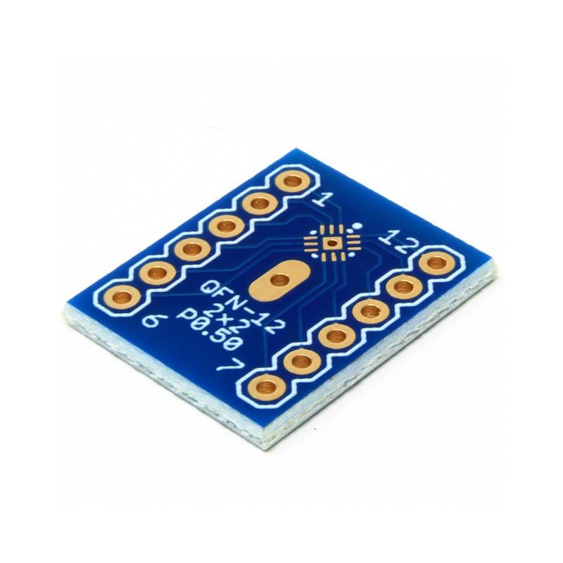 1 pcs : DA-QFN12-2X2P50 - QFN-12 TO DIP ADAPTER