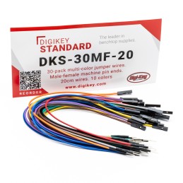 1 pcs : DKS-30MF-20 - 30-PACK MULTI-COLOR JUMPER WIRES
