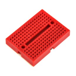 1 pcs : 1491 - 170-POINT BREADBOARD (RED)