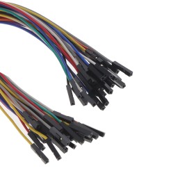 1 pcs : DKS-30FF-10 - 30-PACK MULTI-COLOR JUMPER WIRES