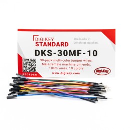 1 pcs : DKS-30MF-10 - 30-PACK MULTI-COLOR JUMPER WIRES