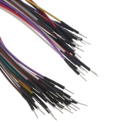 1 pcs : DKS-20MM-30 - 20-PACK MULTI-COLOR JUMPER WIRES