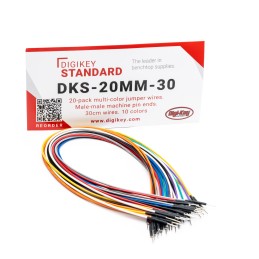 1 pcs : DKS-20MM-30 - 20-PACK MULTI-COLOR JUMPER WIRES
