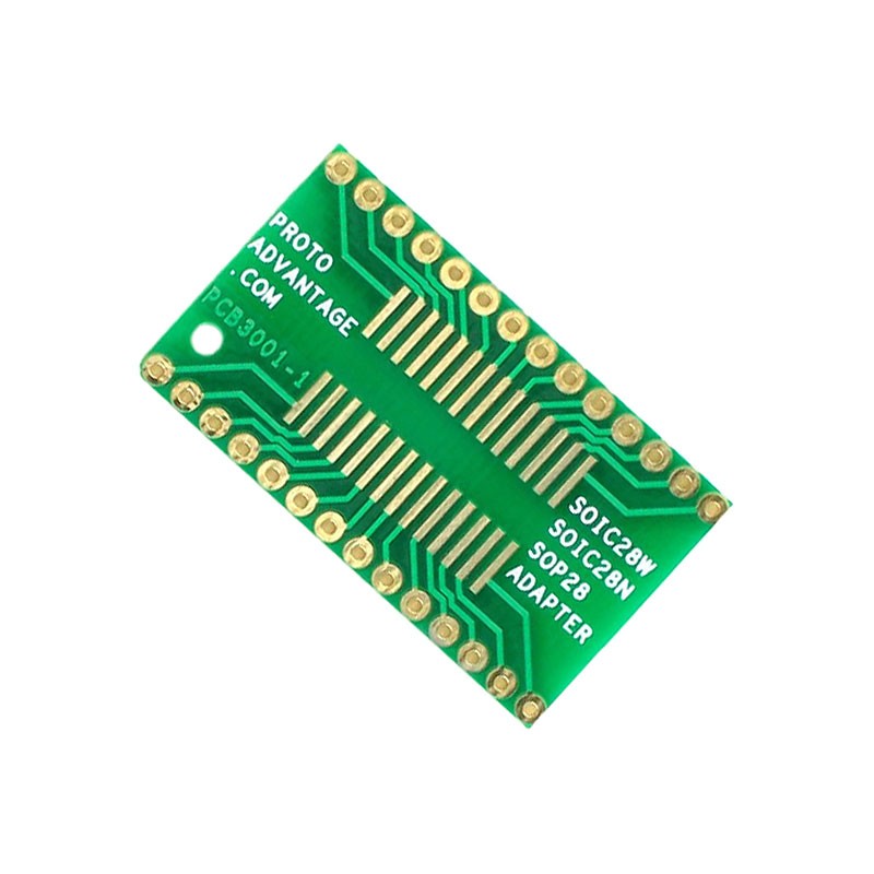 1 pcs : PCB3001-1 - SOIC28W/N AND SOP28 TO DIP SMT A
